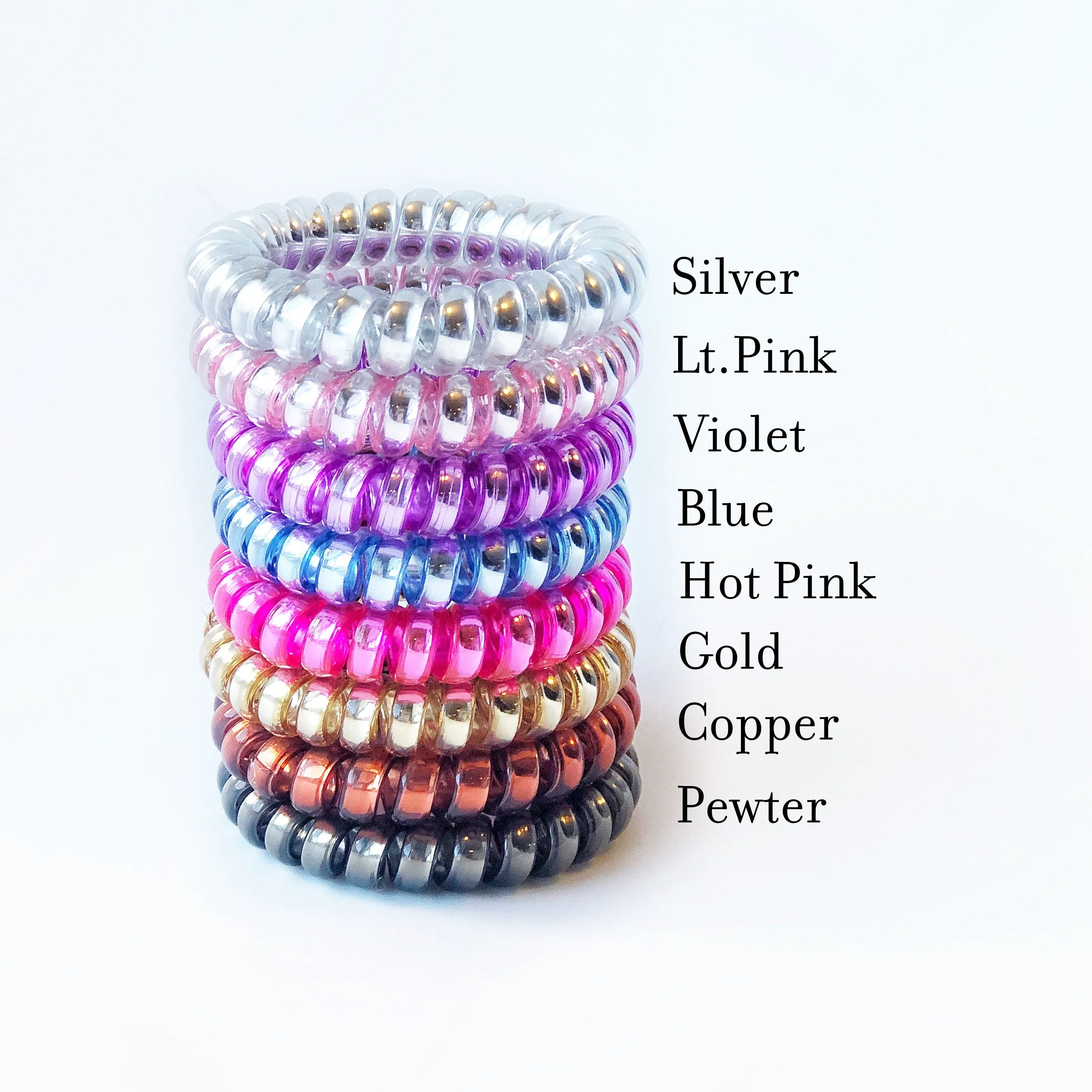 11th Birthday Party Favors, Spiral Hair Ties