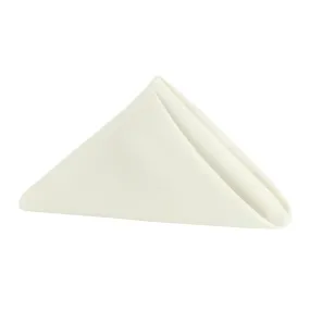 17"x17" Polyester Napkin - Light Ivory/Off White