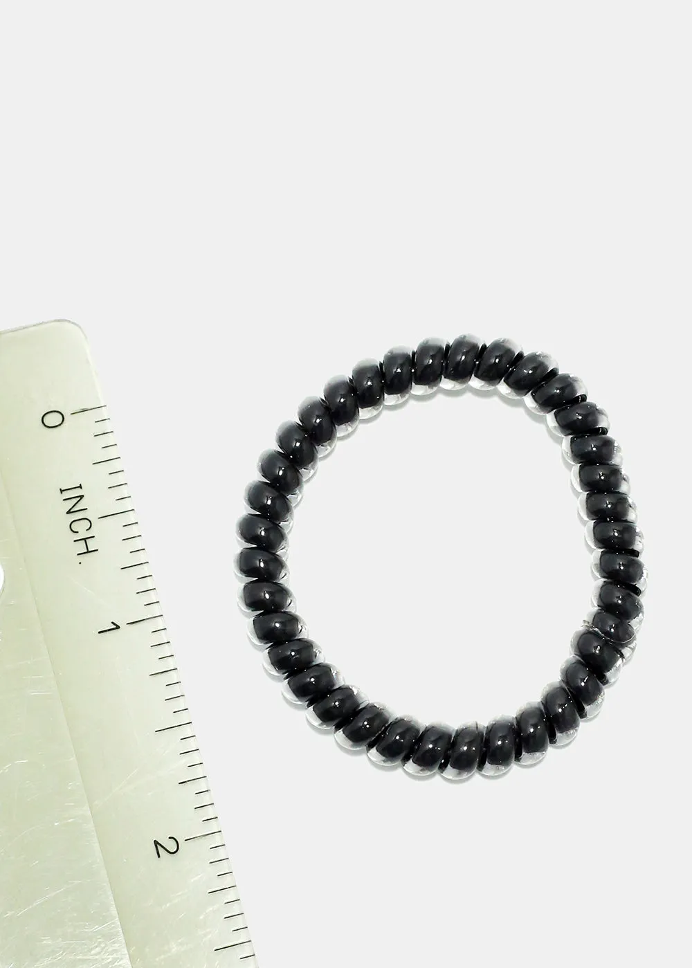 5 Piece Black Spiral Ties Set