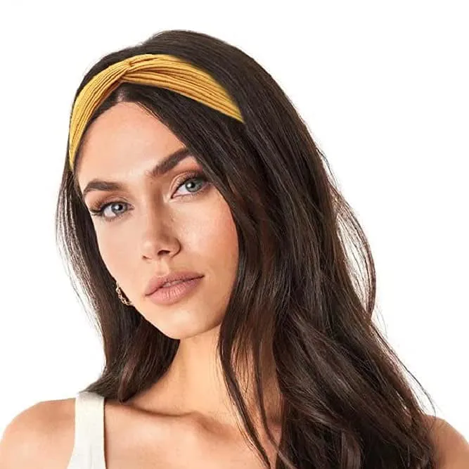 8-Piece: Twist Knotted Boho Stretchy Hair Bands