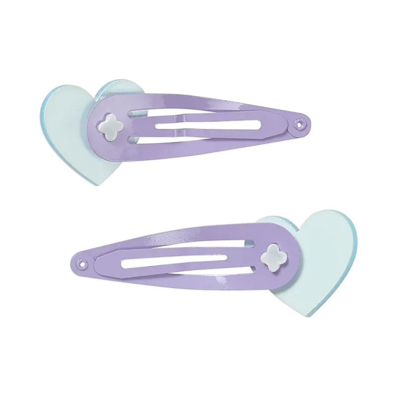 alexa hair clips - heart