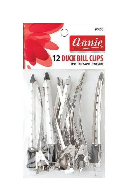 Annie Duck Bill Clips 12 ct #3168