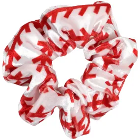 Baseball Seam Velvet Scrunchie