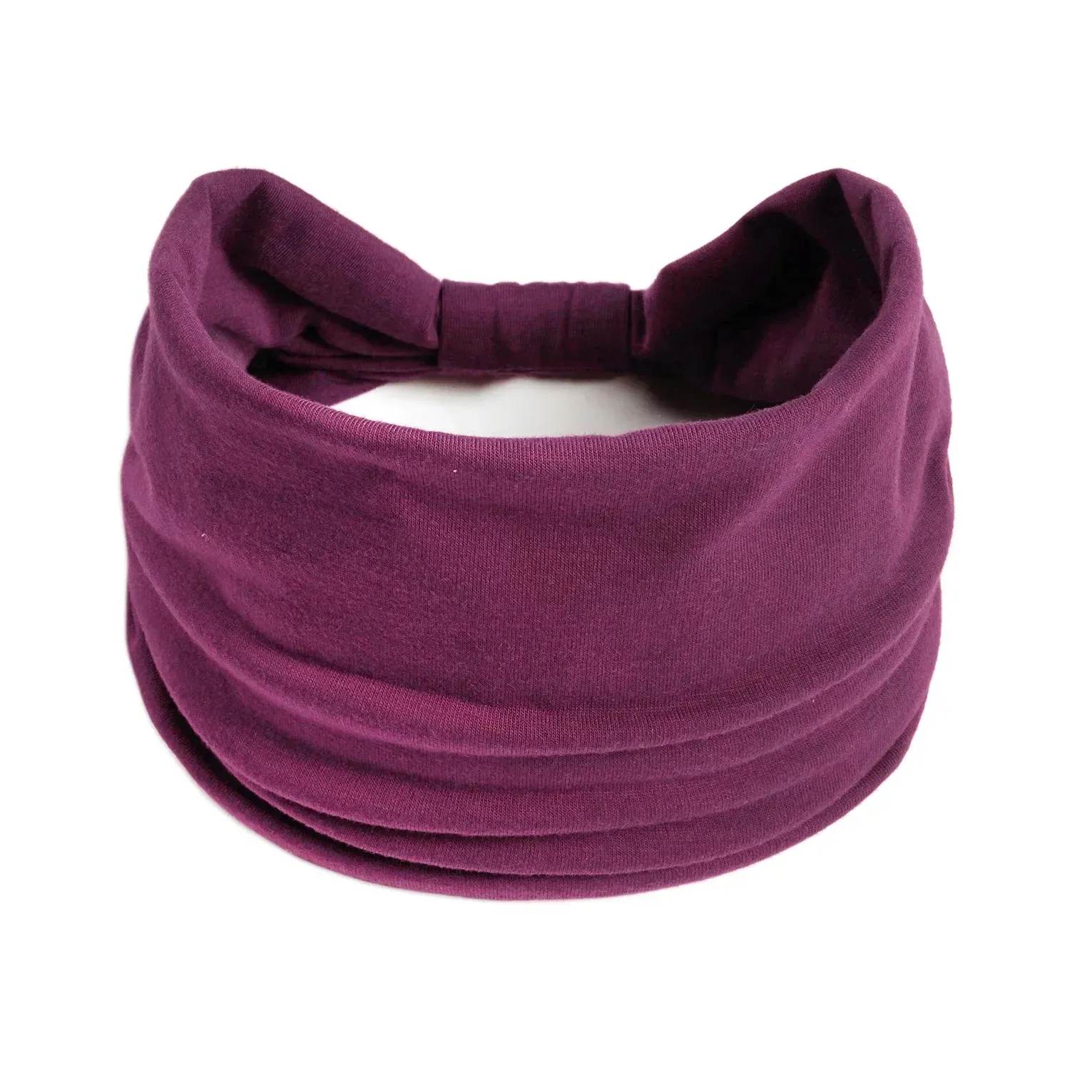 Boho Solid Colour Wide Headbands - Soft, Stylish Hair Accessories for Women and Girls