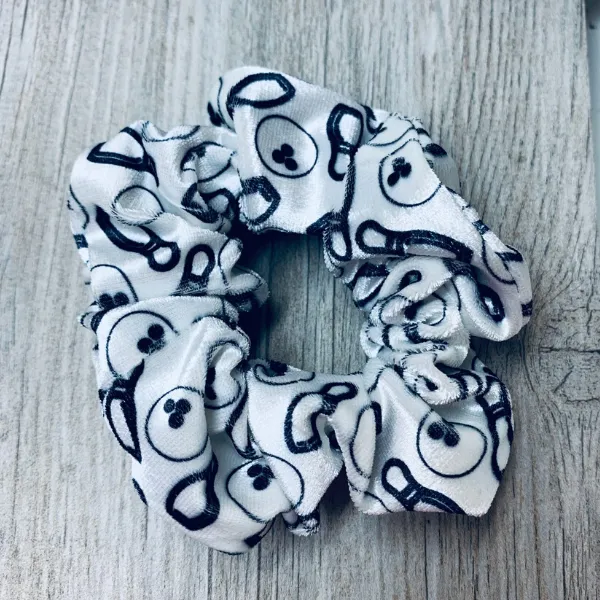 Bowling Premium Velvet Scrunchie