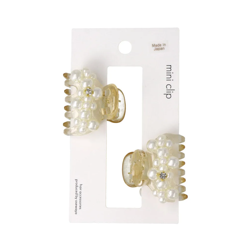 Bubble Pearl Mini Hair Claw Set