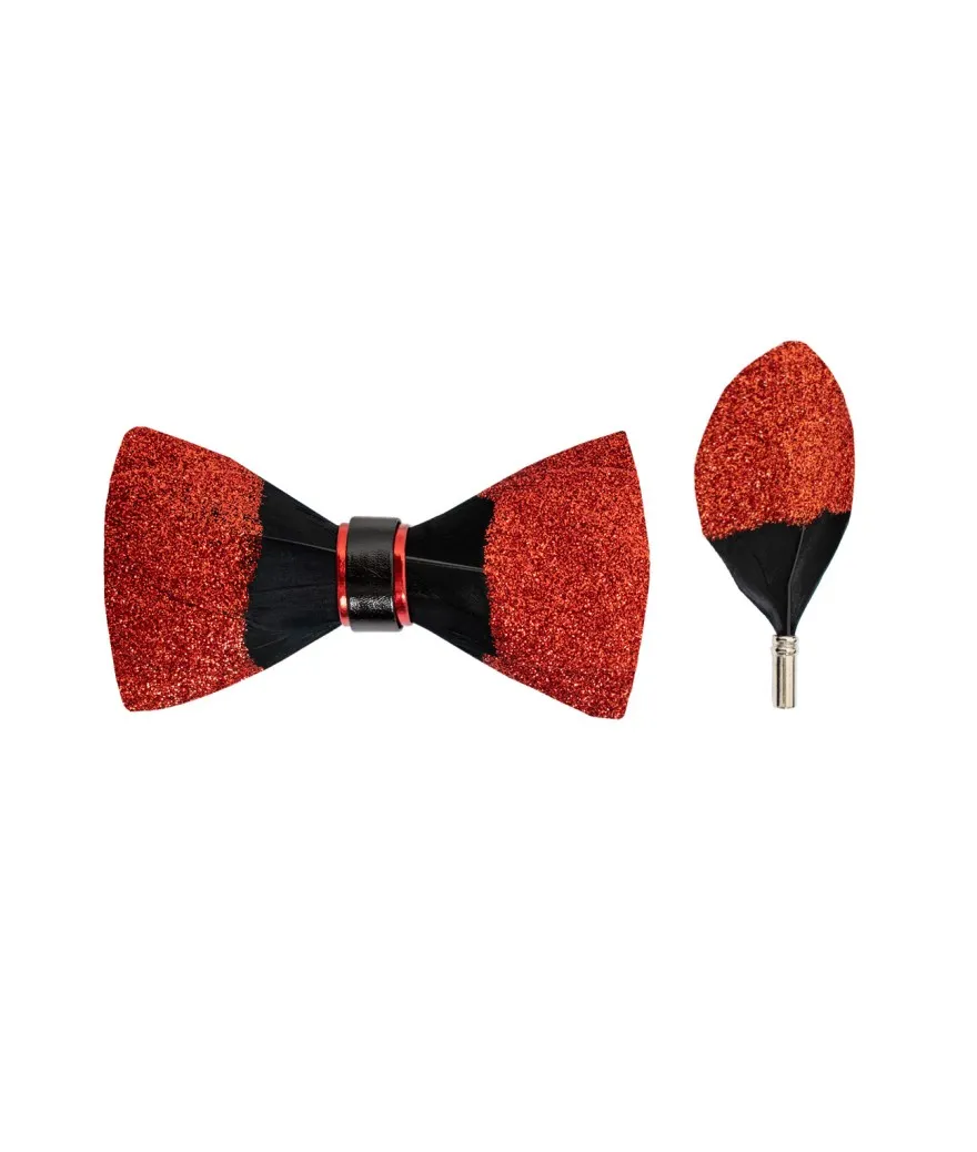 Burlin Velvet Glit Bow Tie