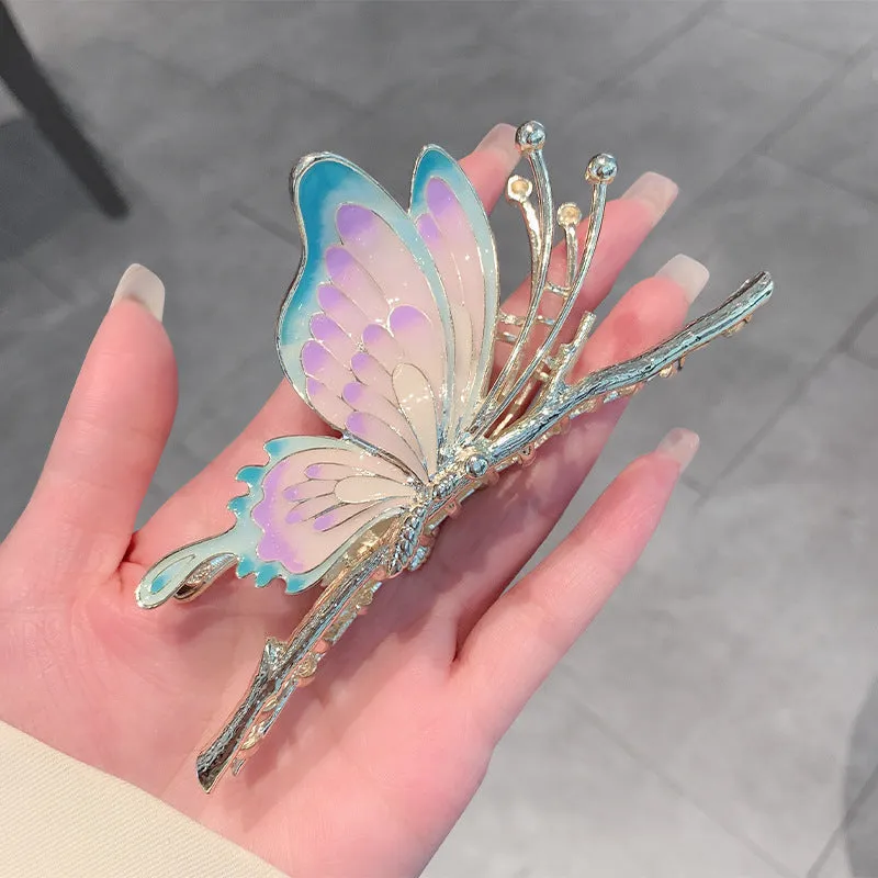 Butterfly Metal Claw Clips