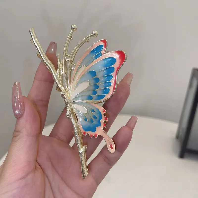 Butterfly Metal Claw Clips