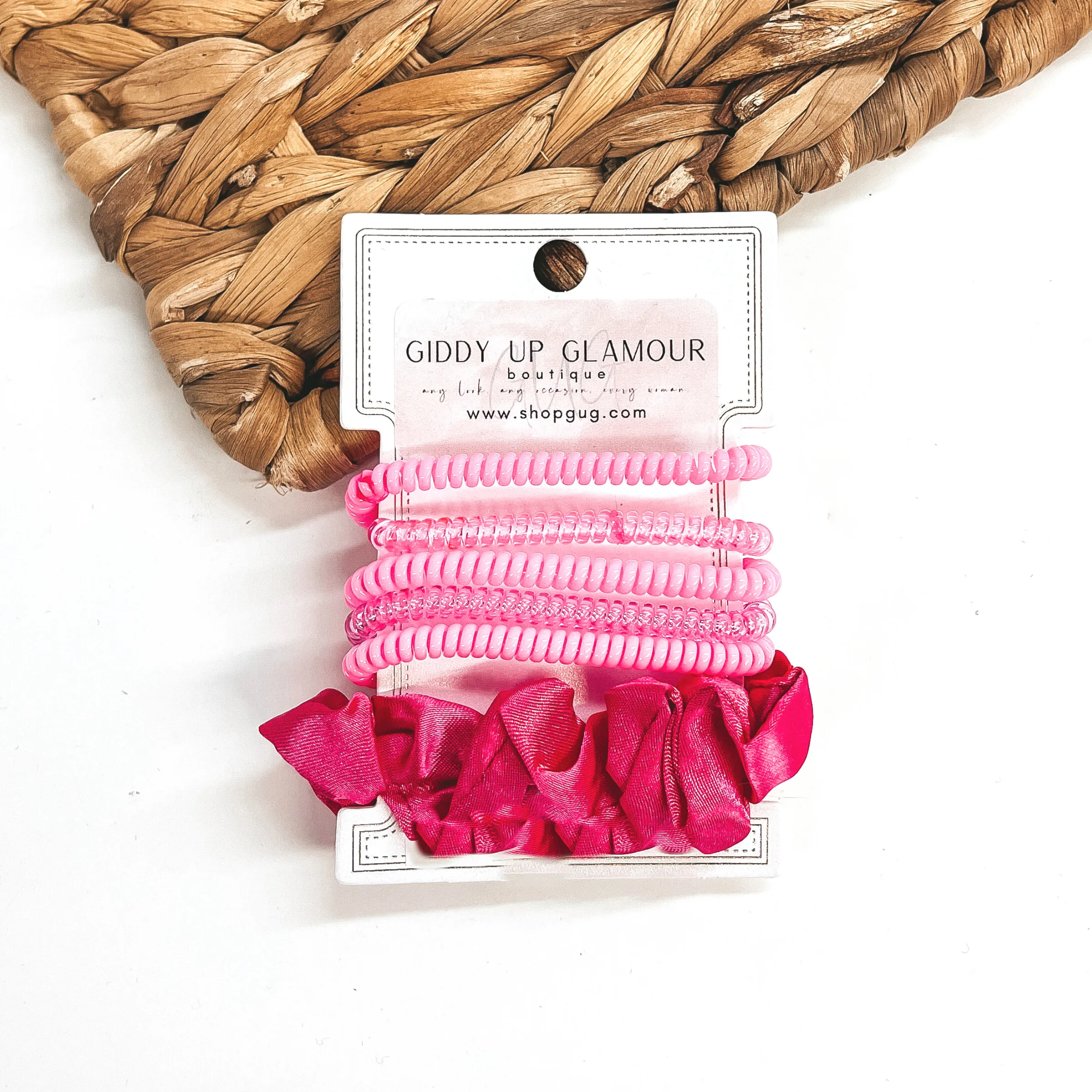 Buy 3 for $10 | Set of Six | Spiral and Satin Scrunchies