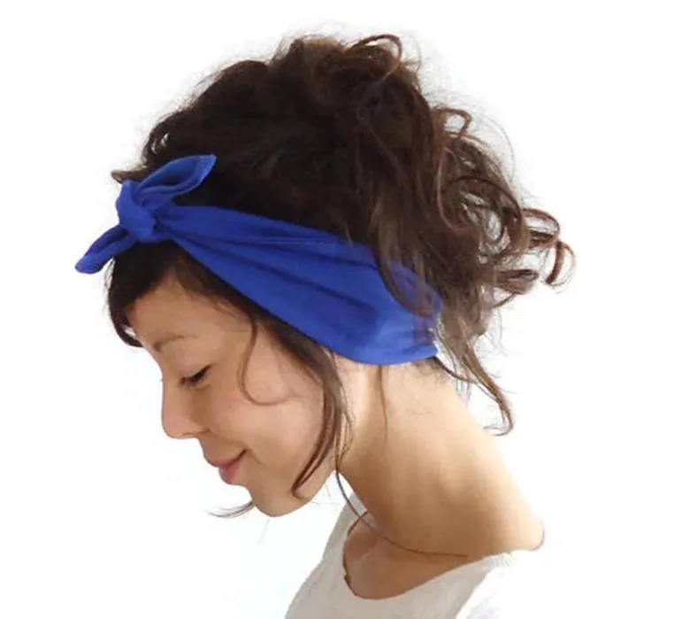 Casual Rabbit Ear Knot Multifunctional Bandana Bow For Women