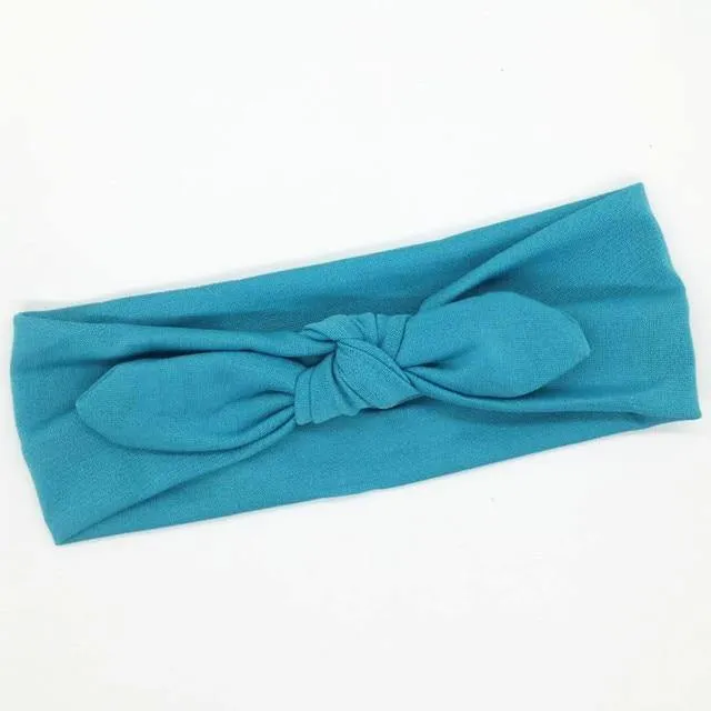 Casual Rabbit Ear Knot Multifunctional Bandana Bow For Women