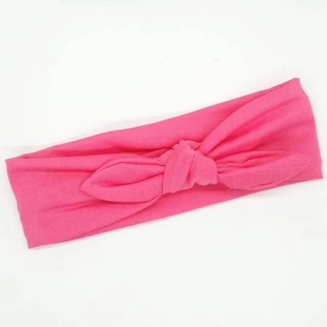 Casual Rabbit Ear Knot Multifunctional Bandana Bow For Women