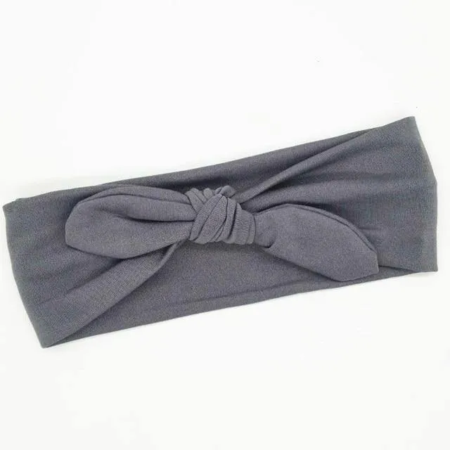 Casual Rabbit Ear Knot Multifunctional Bandana Bow For Women