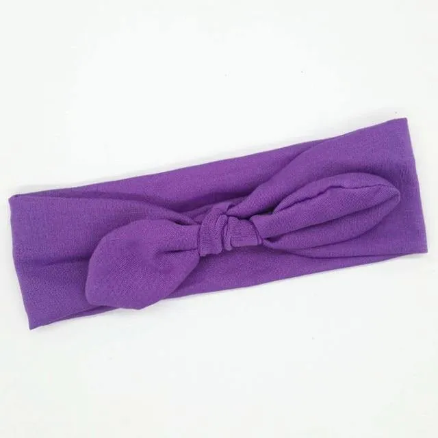 Casual Rabbit Ear Knot Multifunctional Bandana Bow For Women