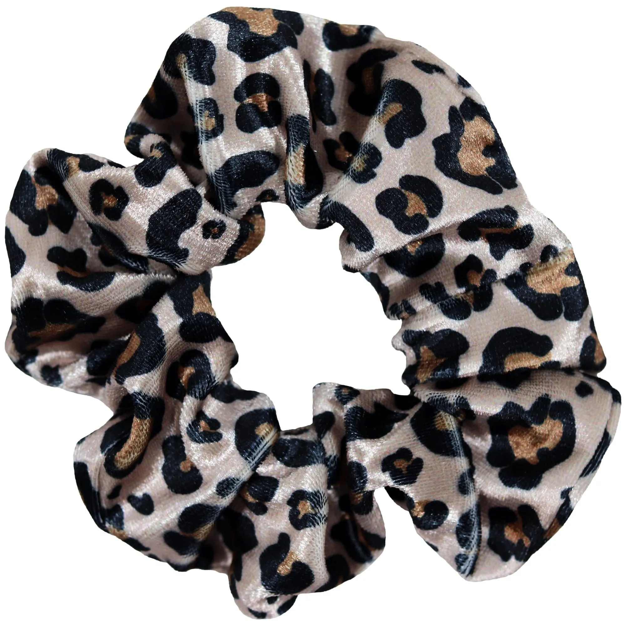 Cheetah Velvet Scrunchie