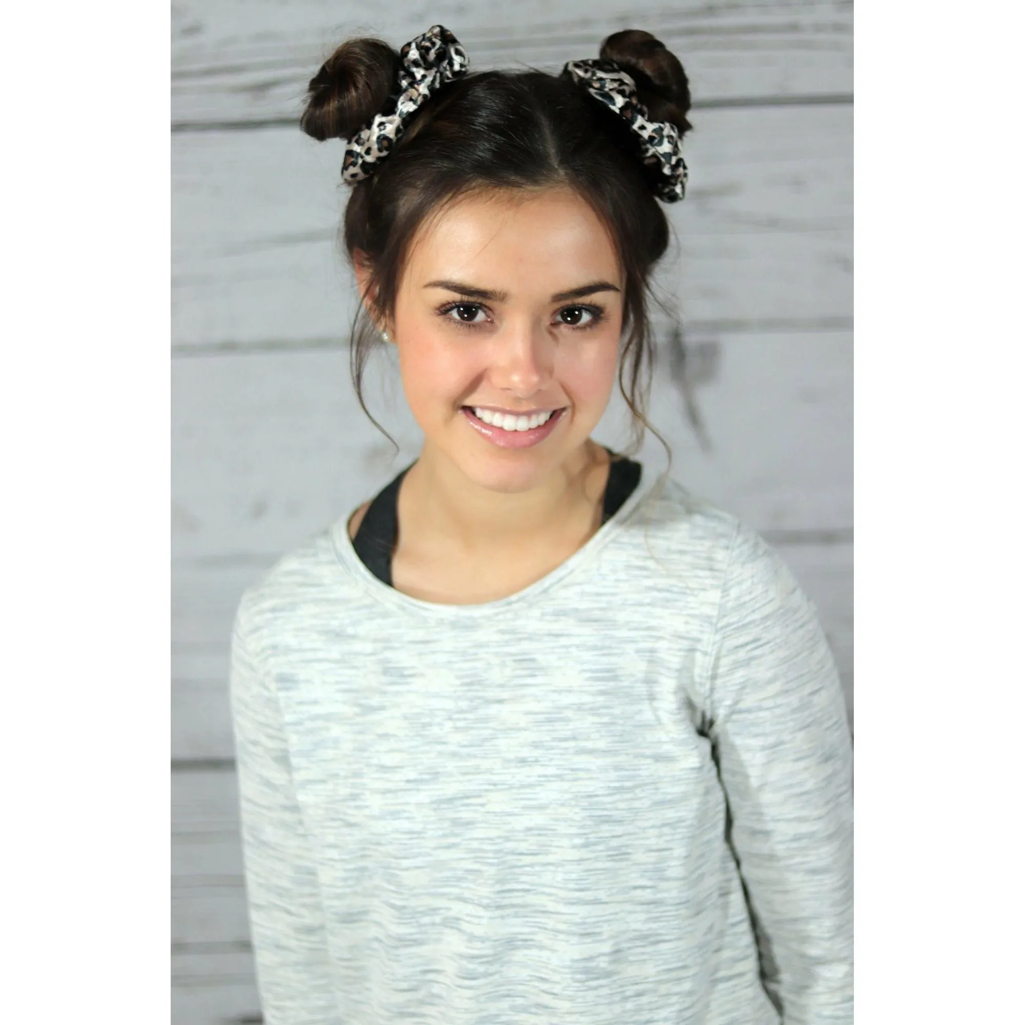 Cheetah Velvet Scrunchie