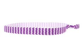 Chevron Purple Elastic Headband (SKU 6001 HB)