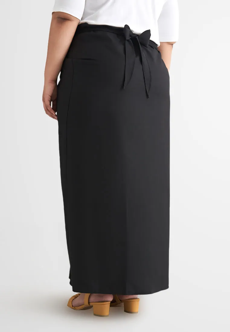 Cik Semi-Instant Minimalist Pario Skirt - Basic Black