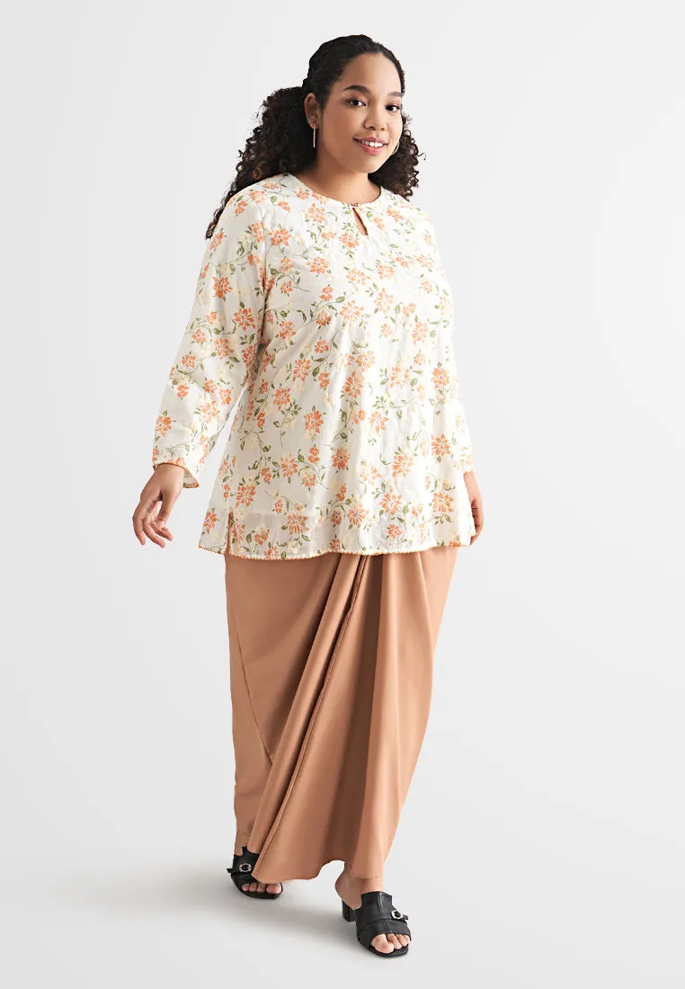 Cik Semi-Instant Minimalist Pario Skirt - Coco Brown