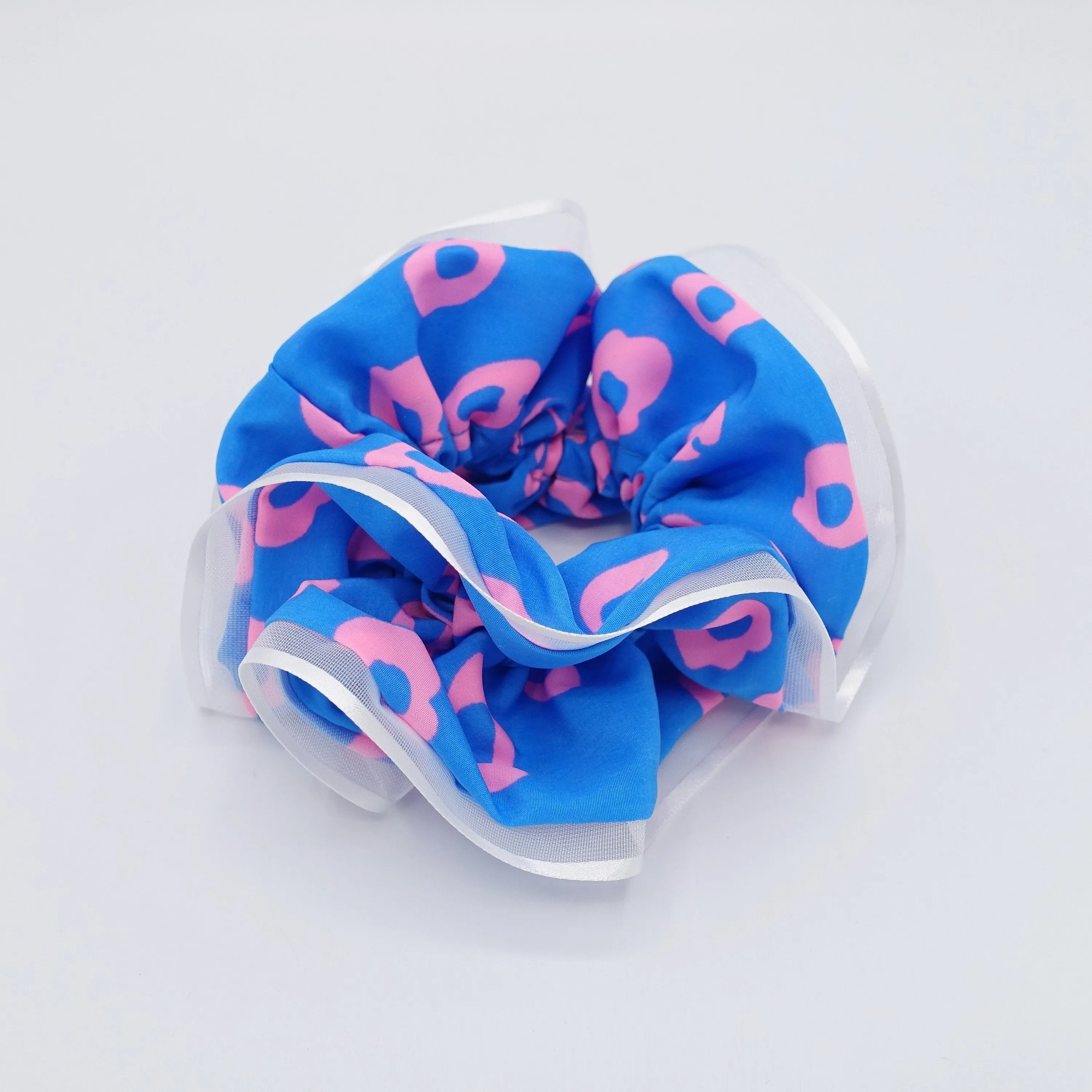 colorful scrunchies, Spring scrunchies, Summer scrunchies, leopard scrunchies for women