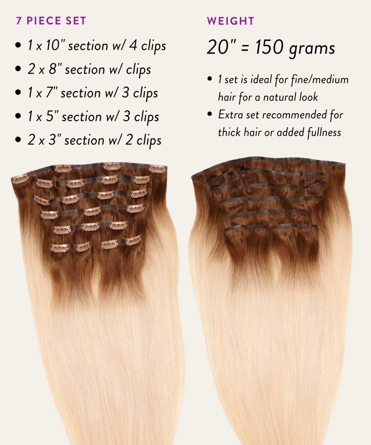 Curly Lace Clip-In Hair Extensions