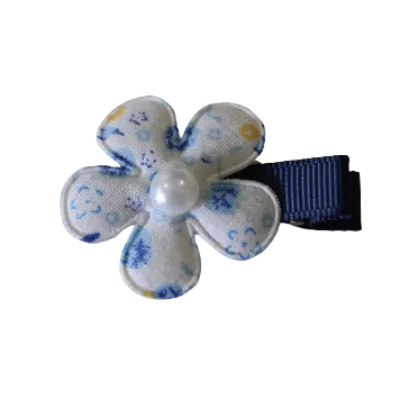 Embellished Non Slip Hair Clip - Floral Flower (6 colour options)