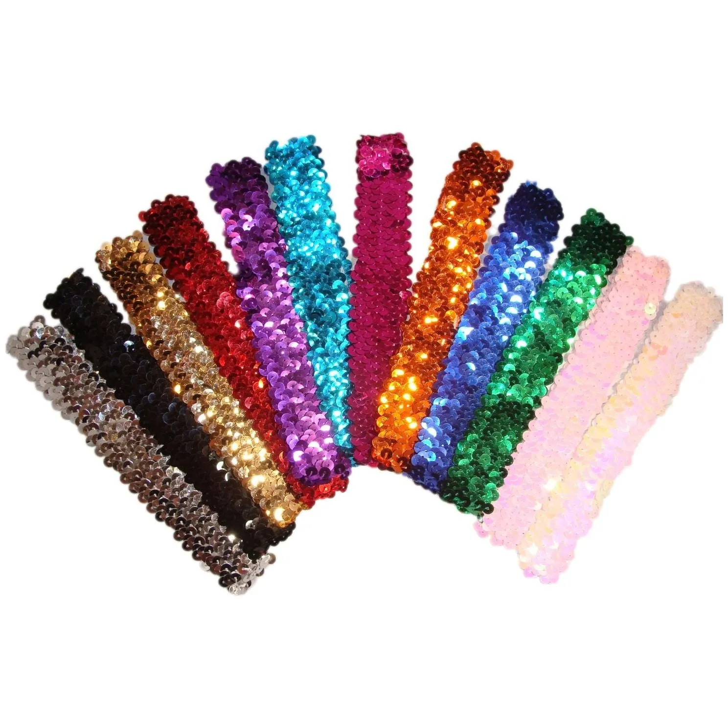 Grab Bag Sequin Headbands - 12 Pack