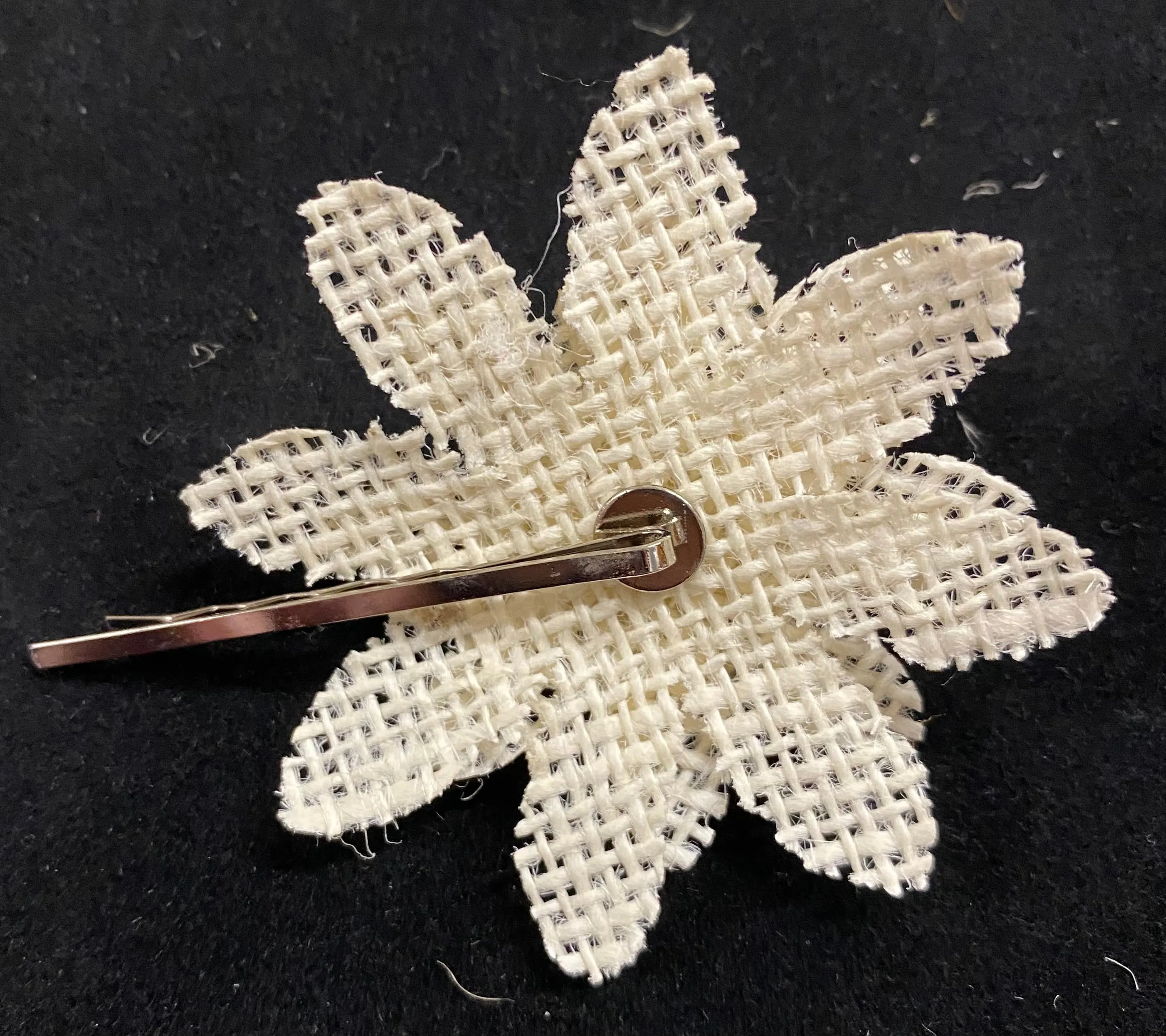 Hair Clip - Linen Flower (3126|3127)