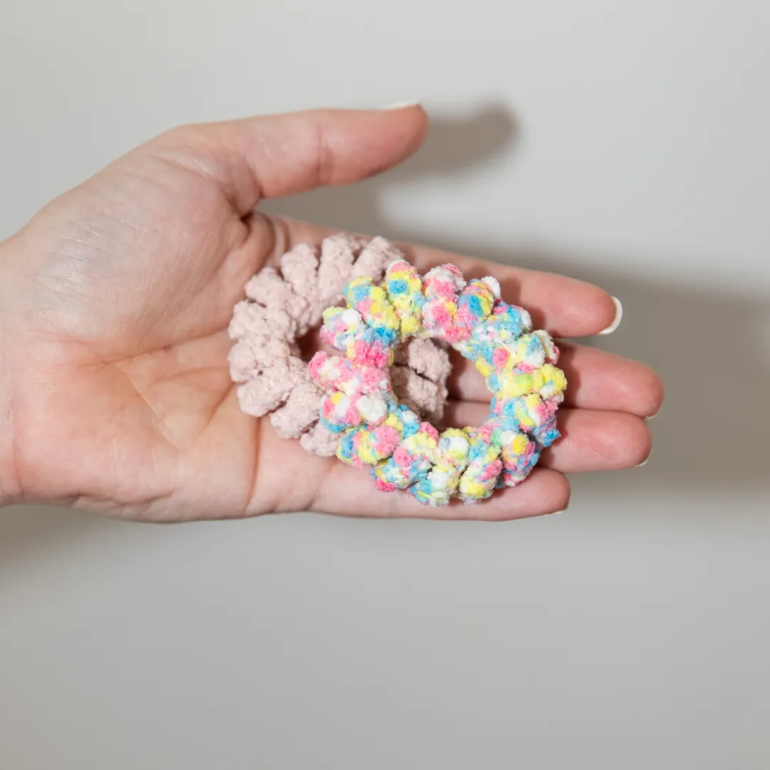 Hair Tie Set - Pink Spirals