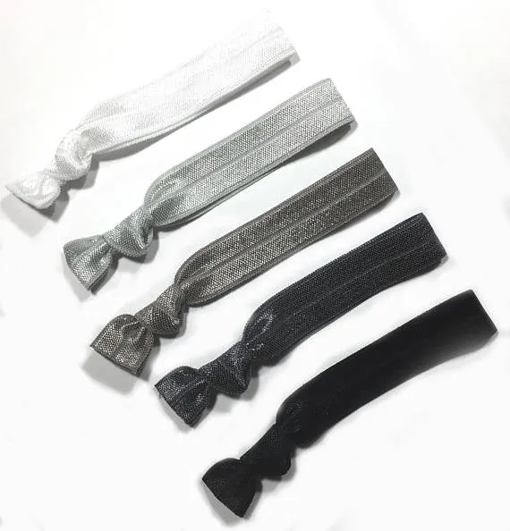 HAIR TIES - TKC - GRAY SCALE