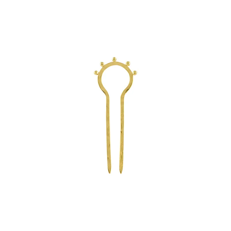 Horizon Hair Pin in Gold - Small