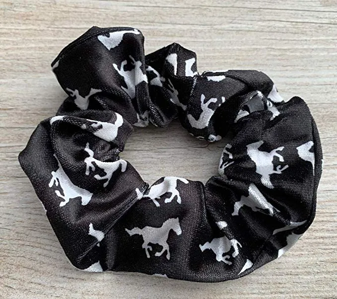 Horse Premium Velvet Scrunchie