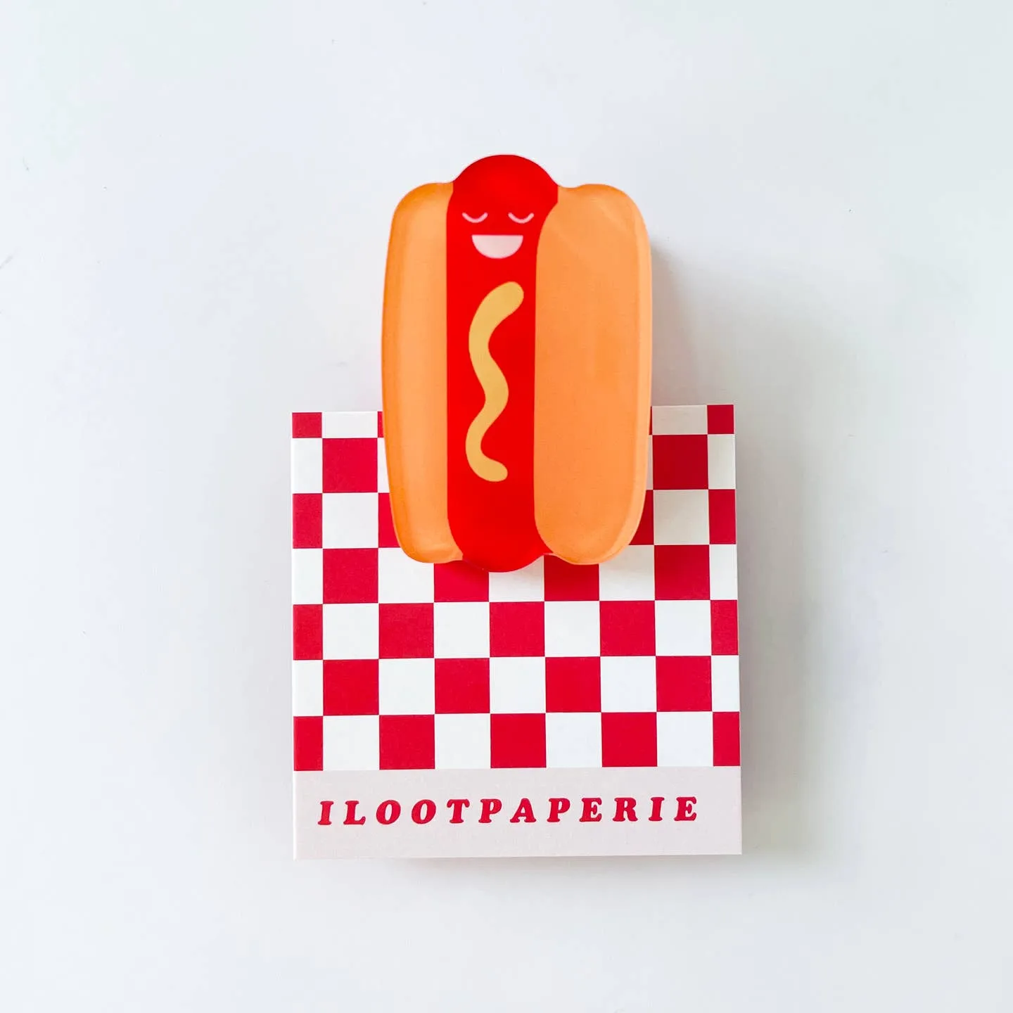 Hot Dog Clear Clip