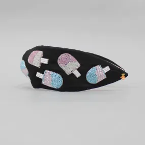 Ice Cream Embroidered Hairband