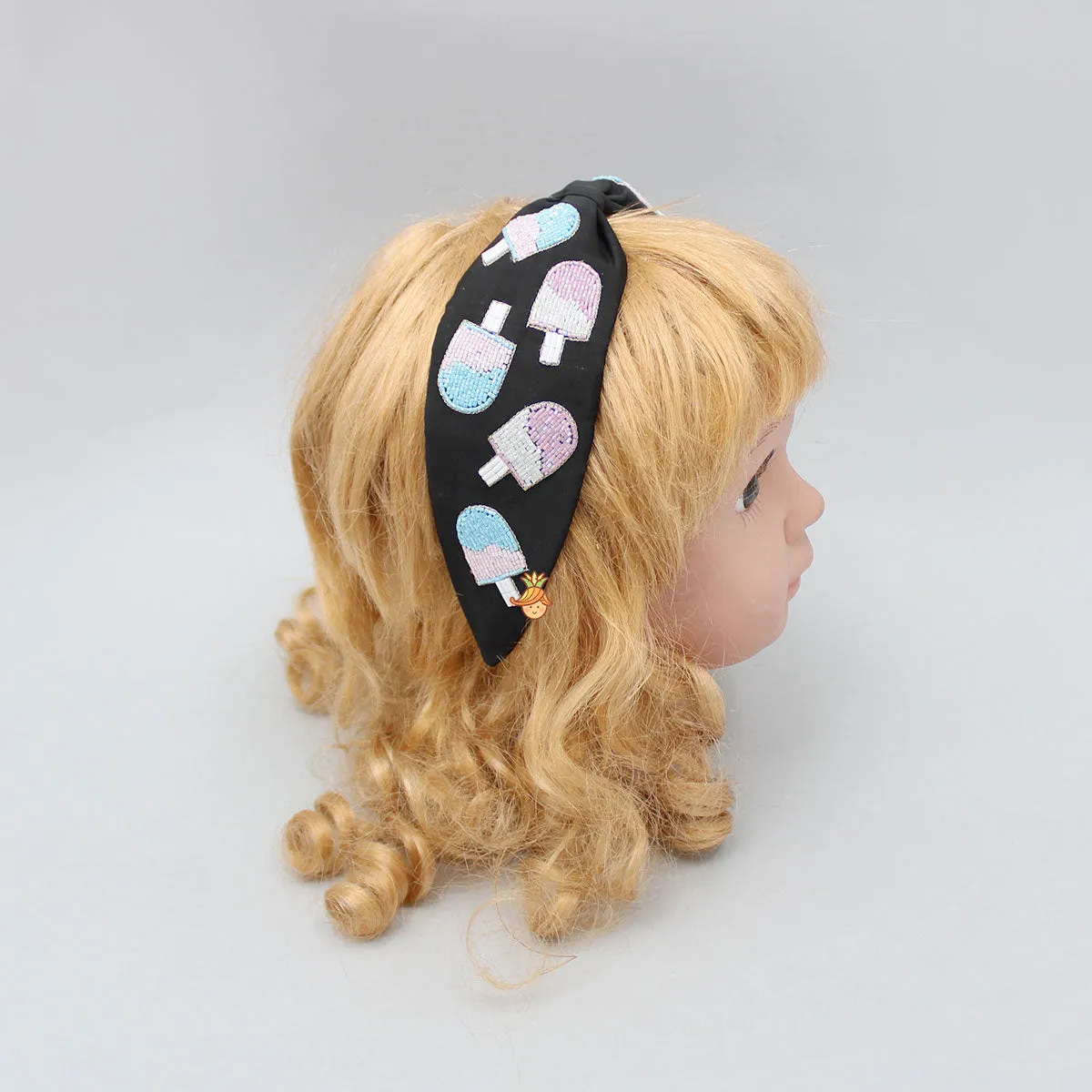 Ice Cream Embroidered Hairband