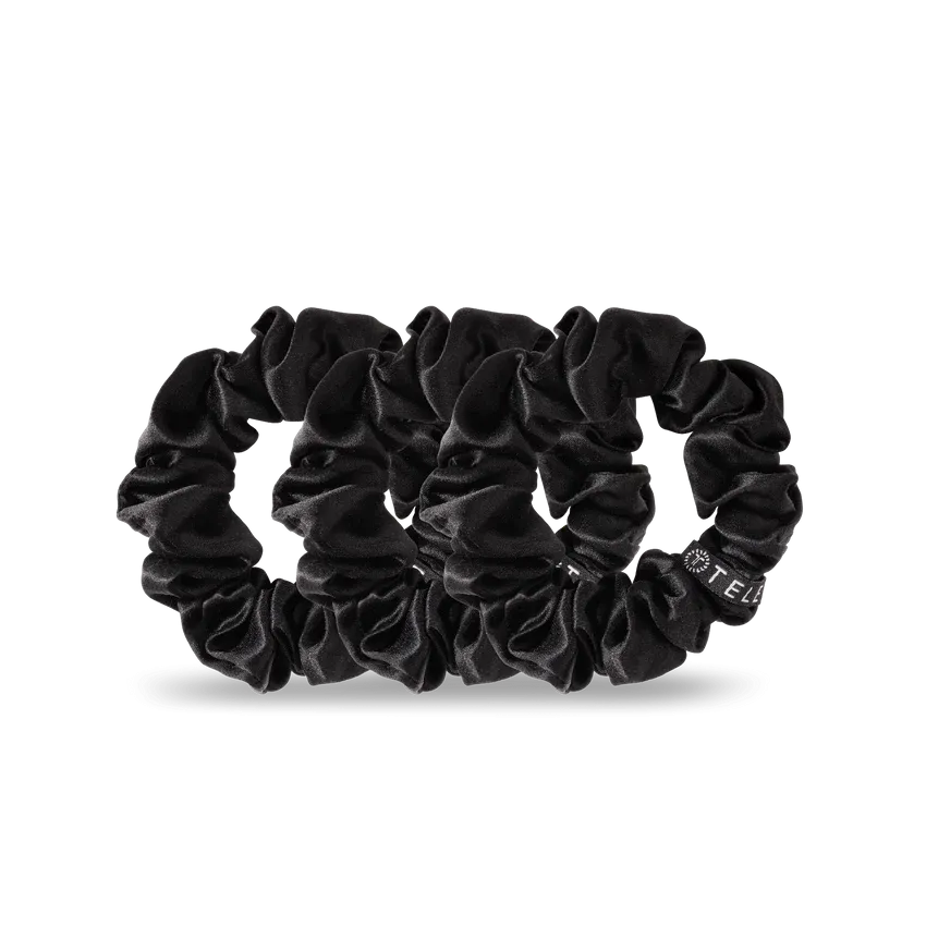 Jet Black - Small Scrunchie