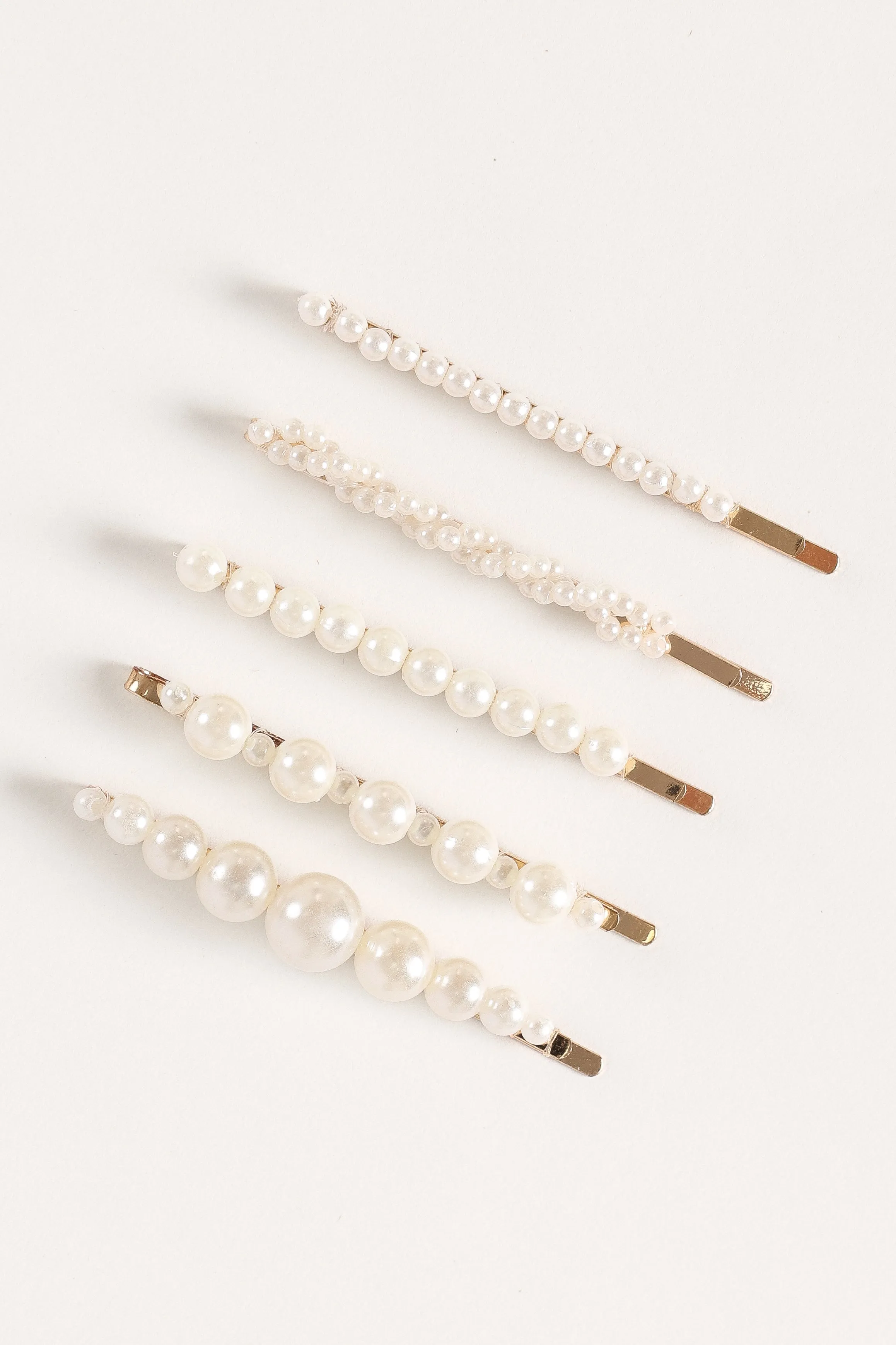 Joelle Hair Pins - Pearl