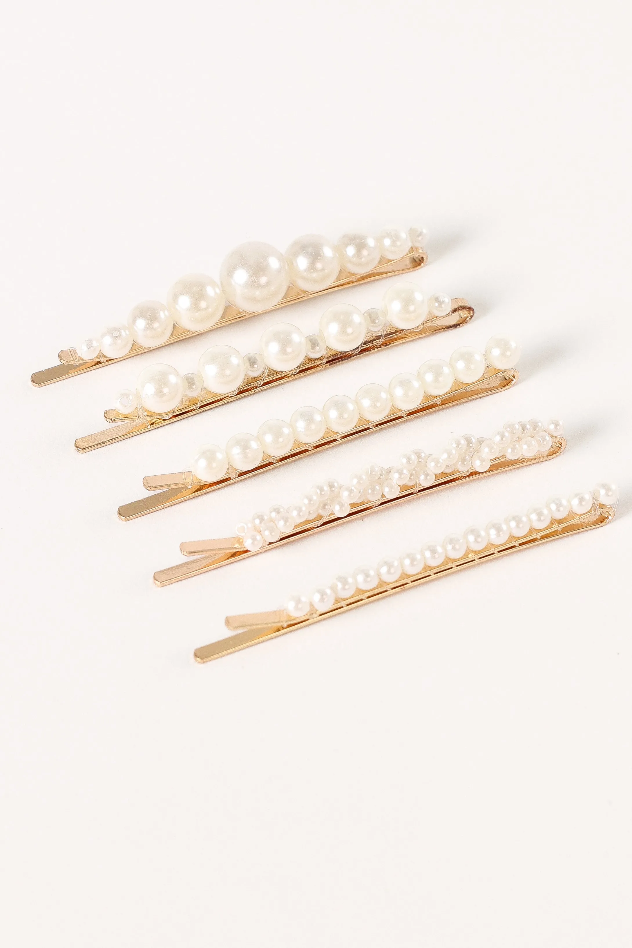 Joelle Hair Pins - Pearl