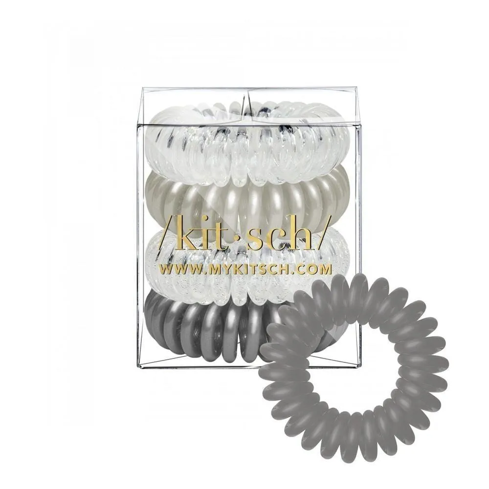 KITSCH | Charcoal Hair Coils | Pack of 4