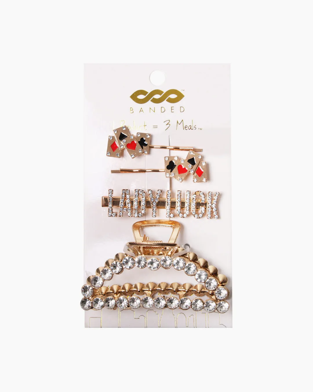 Lady Luck - Party Pack Clip   Pin Set