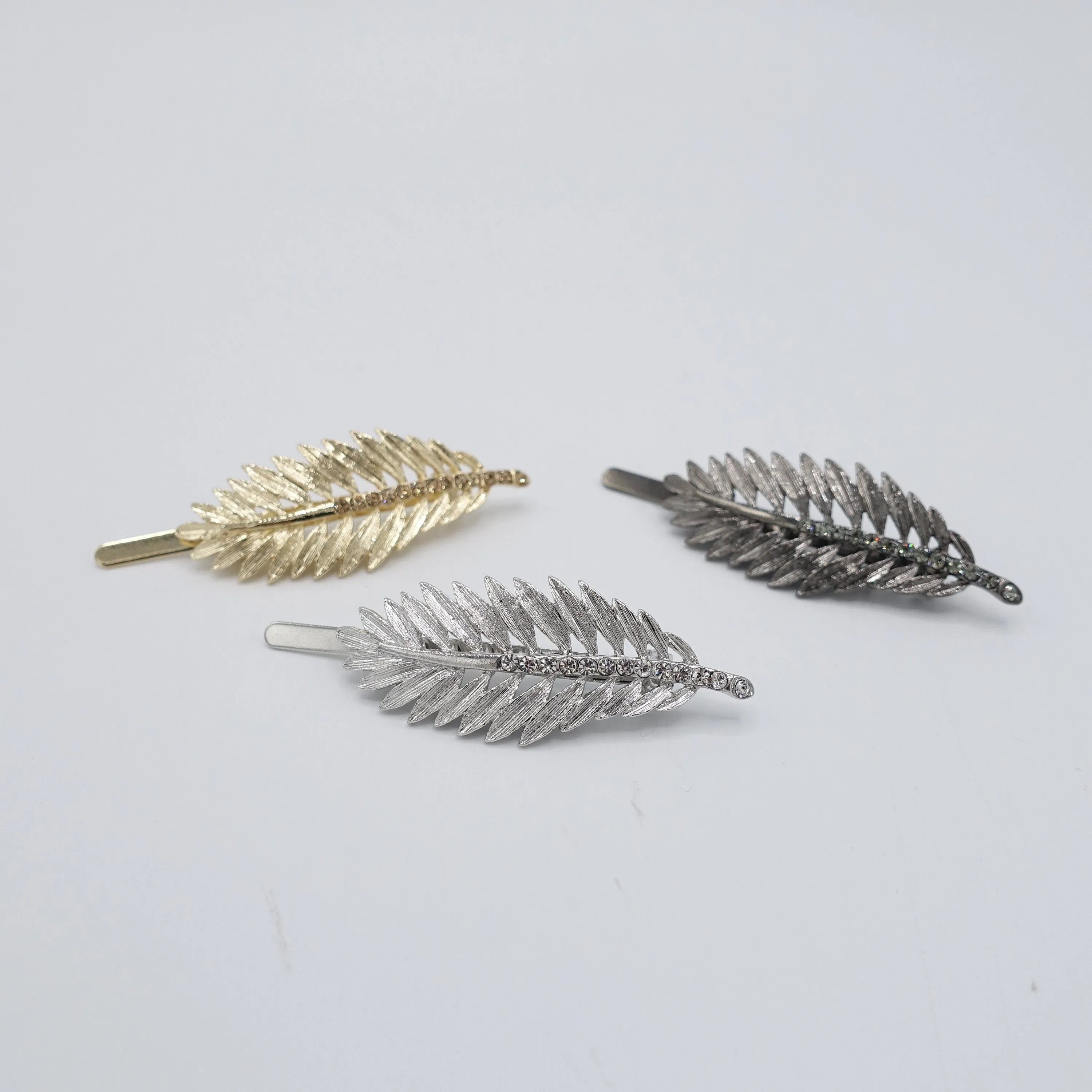 leaf magnetic hair clip