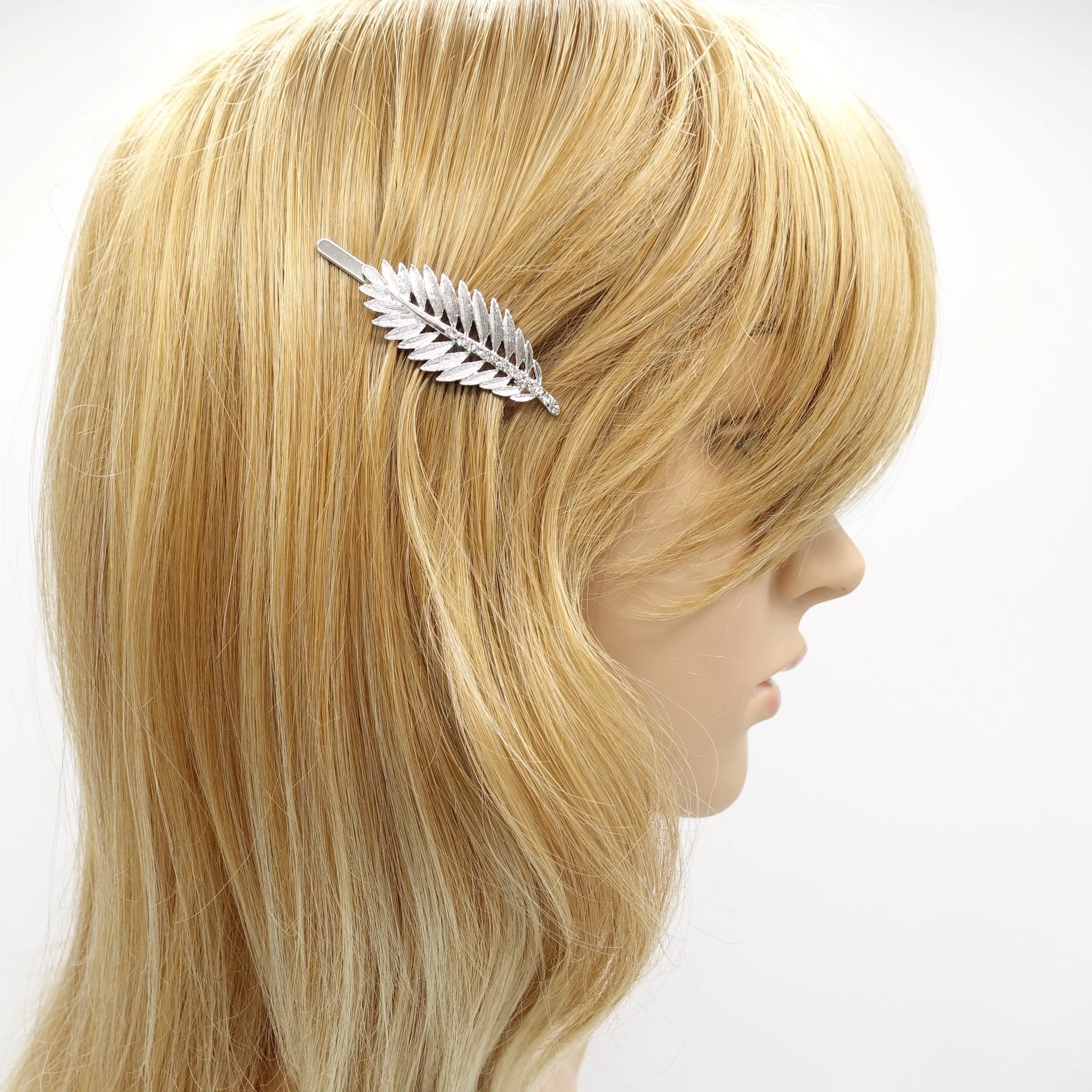 leaf magnetic hair clip