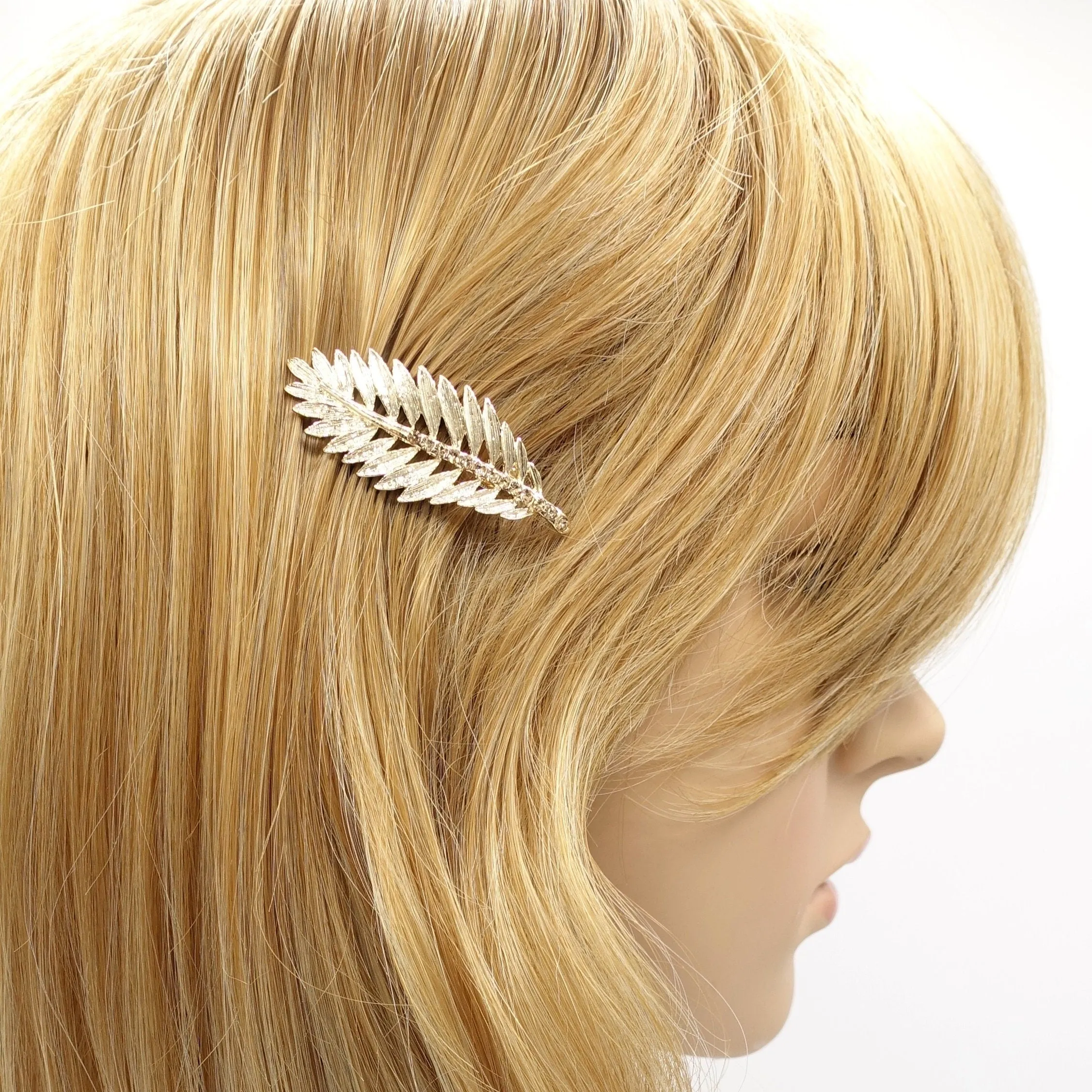 leaf magnetic hair clip