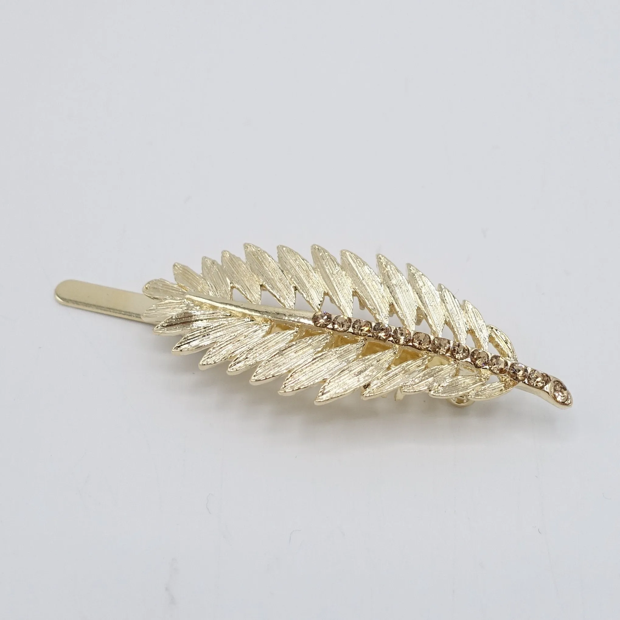 leaf magnetic hair clip