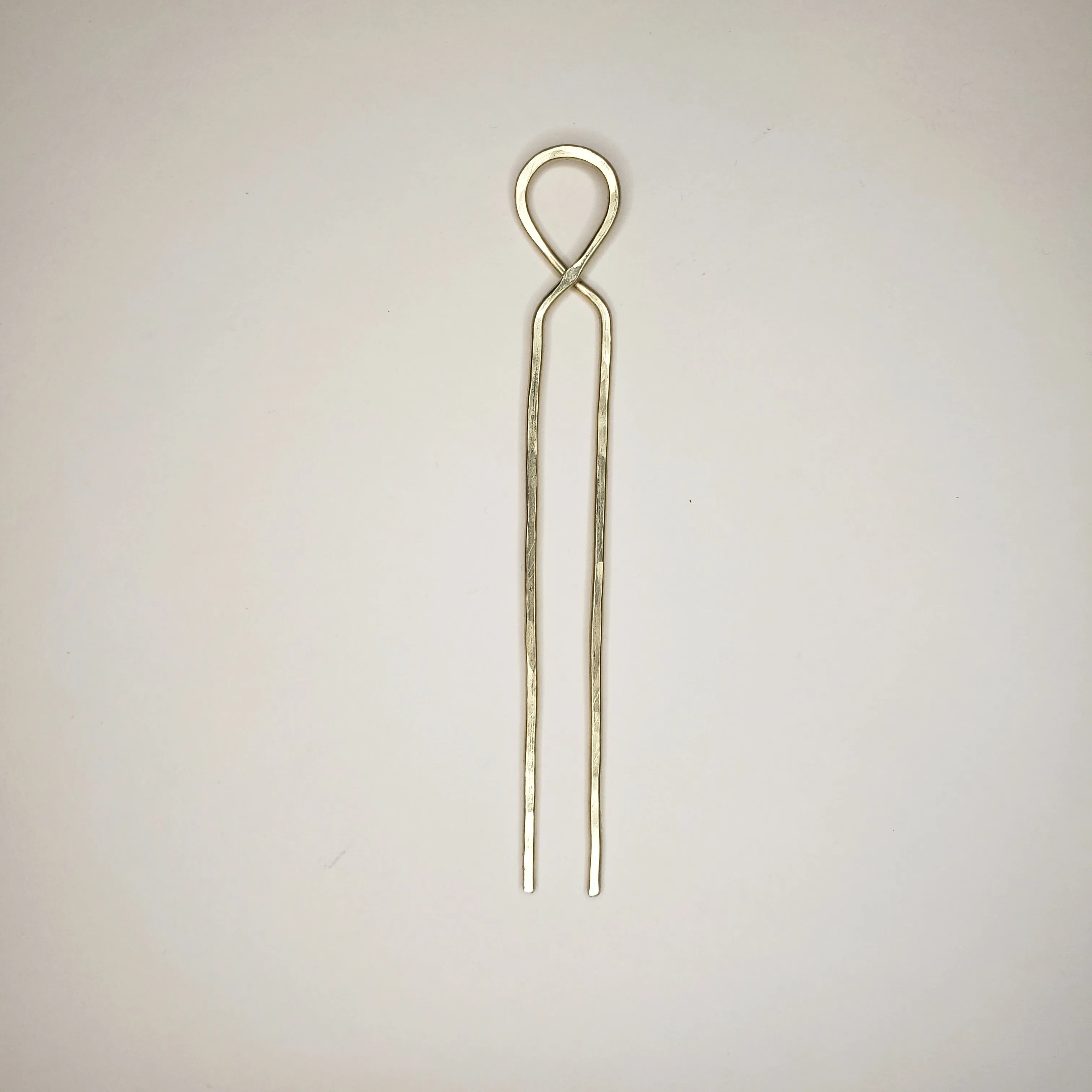 Looped Brass Hair Pin