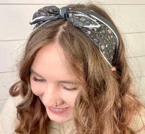 Lucy Headband black Paisley