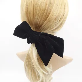 luxury velvet folding bow knot scrunchies