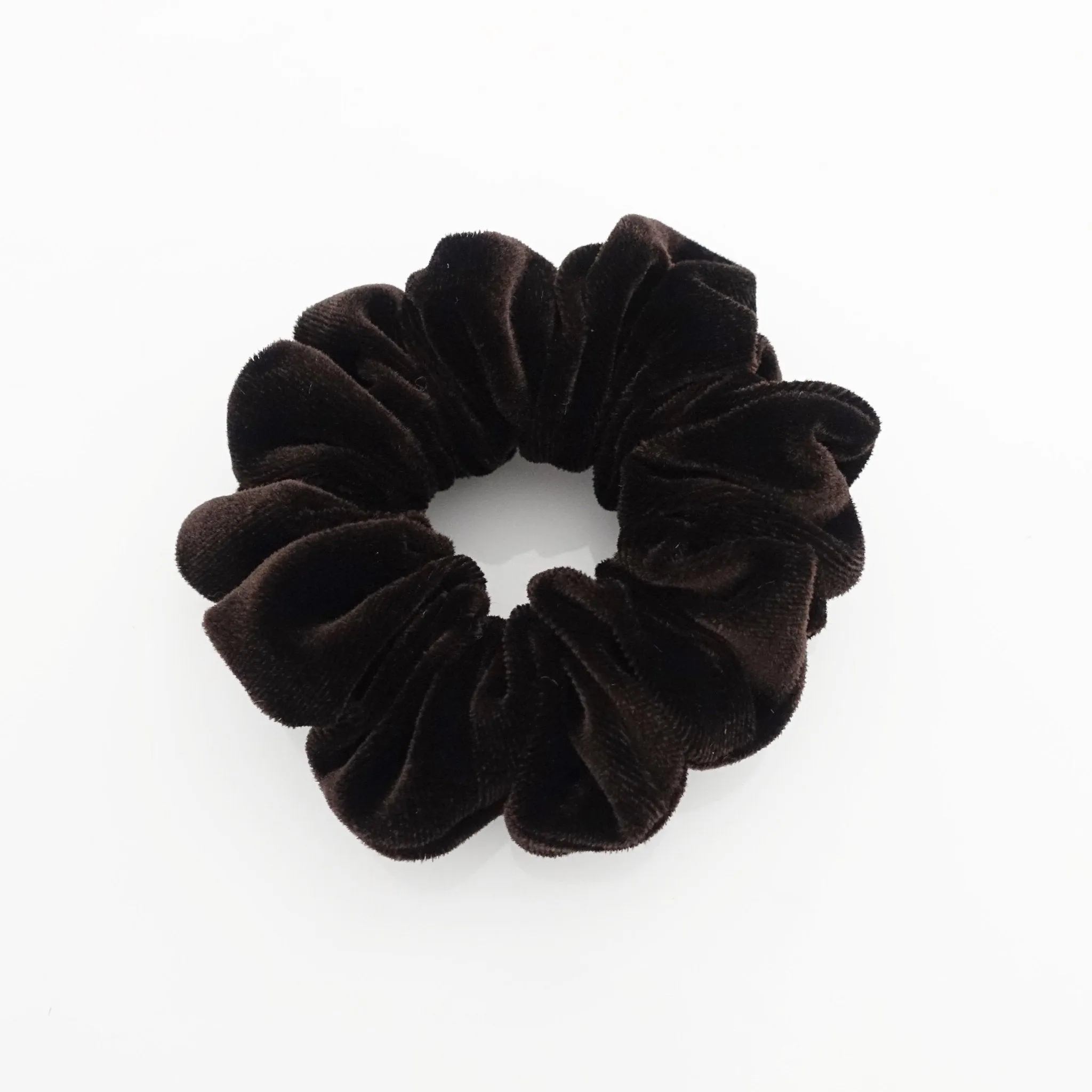 medium size solid velvet scrunchies women hair tie accessory scrunchies