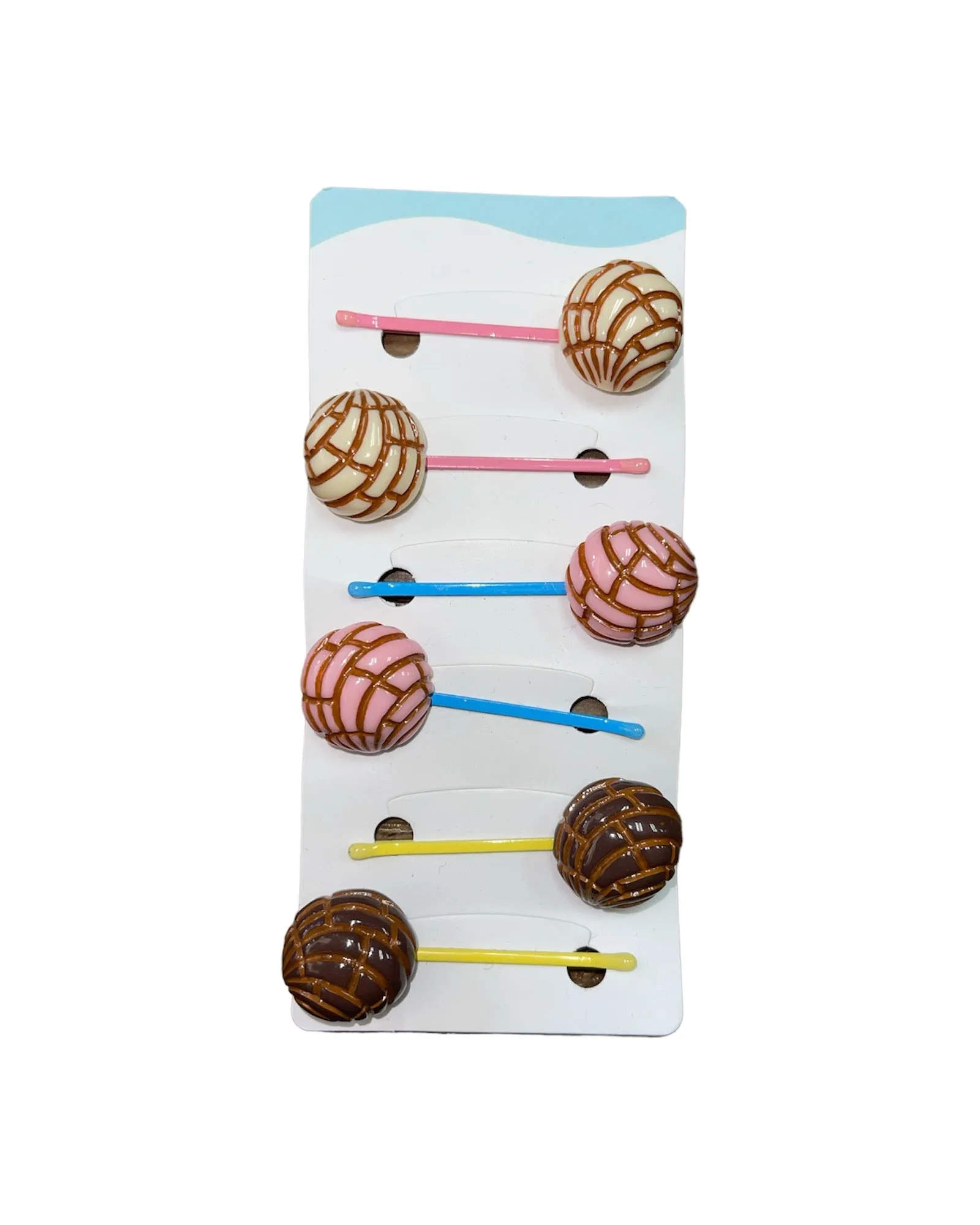 Mexican Sweet Bread Hair Clips